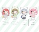 量産ミニキャラ全身おねむなルームウェア描きます おはＶ・おやＶ・雨の日などに使えます イメージ3