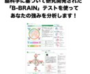脳タイプ診断であなたの適職をアドバイスします 向いている職種、得意・不得意な仕事、仕事の方向性をアドバイス イメージ4