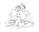 人柄を魅せる似顔絵お描きします ★明るくて優しい幸せなテイスト★SNSアイコンや素材にも! イメージ8