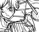 中性的な絵柄でイメージに近いイラストを描きます 迫力のあるものから可愛らしいものまで、柔軟にご対応します。 イメージ2
