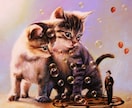 国際賞受賞のプロの画家がペット画を油絵で描きます 愛猫チャン＆愛犬チャンとの想い出をアートとしてお届けします イメージ10