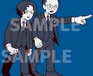 ポップな人物イラストをお描きします 企業・法人・個人事業主様向け！唯一無二で目を惹く！ イメージ3