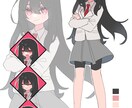 ゲームやTRPGに使える立ち絵描きます ゲームやTRPGに使える立ち絵！ポーズ・服装調整可能です イメージ4