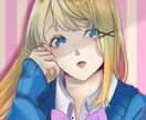 ゲームやSNS用アイコン描かせていただきます 可愛くてかっこいいキラキラした女の子が得意です！ イメージ3
