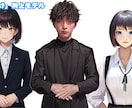 透明感のある「高品質」V体をオリジナル制作します 配信画面/背景/ネームロゴ/離席中/待機中/OP/EDセット イメージ9