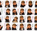 写真1枚で3DミニキャラLINEスタンプ制作します 写真1枚から、世界にひとつだけのLINEスタンプを制作します イメージ3