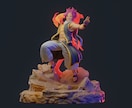 3D Character designます Character design for 3Dprint イメージ4