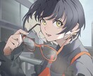立ち絵・一枚絵・SNS向けイラストを描きます 凝った構図・ポージングで描きます イメージ1
