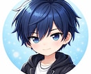 AI作るかわいいアニメ風SNSアイコンデザインます かわいいアニメ風アイコンをAIで丁寧に制作します イメージ5