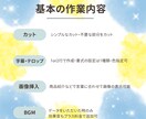 シンプルな動画編集をします HSPクリエイターが作るシンプルで低コストな動画 イメージ3
