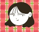 SNS/アイコンなどに！3日納品、似顔絵描きます 背景4種類から選択可能！手軽にアイコン作れます。 イメージ1