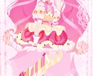 線画なし！女の子等身イラスト描きます ロリータ、ゴシック等可愛い服をきた女の子の衣装デザインも！ イメージ1