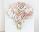 ご祝儀袋をリメイクしてキャンバスアートを作成します 結婚式の思い出を世界に一つだけの特別な花束へ イメージ4