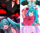 かっこ可愛いSNSで使えるアイコン描きます 安い！！早い！！満足！！を目指しています。 イメージ9