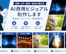 広告・LP向けAI商用画像を制作します 広告・LP・SNSで使いやすい構図・余白まで設計 イメージ1