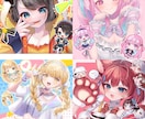 VTuber1枚絵、オリキャラアイコンなど描きます 厚塗りでSNSで使えるアイコンを作成します！ イメージ3