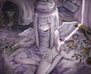 一枚絵の制作を承ります 物憂げな少女の一次創作イラストを描きます。 イメージ3
