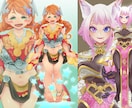 イラストのご注文承ります アナログ風の塗り、手描きの味を強調 イメージ5