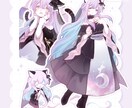 キャラクターのイラスト制作します キャラクターの性格を感じられるような絵を描くのが得意です！ イメージ5
