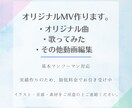 オリジナルMV作ります マンツーマン対応【最短2日で仕上げます】 イメージ1