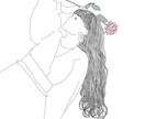 インパクトのある繊細なイラスト描きます 髪の毛に細かく繊細で動きを持たせます イメージ2