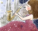 ゆめかわ、ふんいき似顔絵描きます ノスタルジックな雰囲気の、ゆめかわ似顔絵♪ イメージ3
