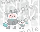 可愛いシンプルなイラスト描きます ホームページやSNSのアイコンなどに♪ イメージ3