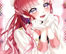5月納品可！プロが可愛く目を惹くイラスト描きます 男性キャラも可能！Vtuberイラスト、キービジュ、一枚絵等 イメージ2
