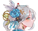 アイコン制作・ミニキャライラストお描きします 可愛い女の子・和風で儚いイラストetc... イメージ2
