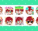 ミニキャラ描きます YouTube、TIKTOK、LINEなどのスタンプに イメージ1