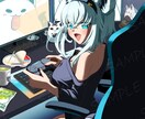 サムネイル、グッズ用等お好みのイラストお描きします あなたの好きを形にするお手伝いをいたします! イメージ1