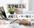 1分40円!!音声データの文字起こし行います 即日対応!迅速かつ丁寧な仕事を行います イメージ1