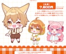 商用利用可◎かわいいミニキャライラスト描きます 色々な場面で使いやすい♪かわいいSDキャラお任せください イメージ3
