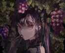 シックな色合いと可愛い絵柄でイラスト作成します 動画作成用、グッズ用等ご希望のあなただけのイラストを作成！ イメージ1