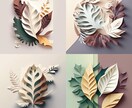 切り絵調のデジタルイラストを作成します 生き物やアルファベットを昇華して唯一無二の物ができます イメージ4
