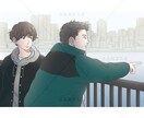 映画のワンシーンのようなスチルイラストを描きます 動画用や記事のサムネ用等お気軽にご相談ください＾＾ イメージ2