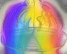 希望の虹色デザイン描きます レインボーライトライト、魅了します イメージ7