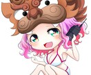 特徴を捉えた可愛すぎるミニキャラ描きます あなたのイメージから動きがある魅力的な仕上がりに！ イメージ2