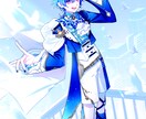 作品の顔となる1枚絵を青くキラキラな絵柄で描きます 1枚絵イラスト制作｜サムネ・小説表紙・ゲーム・MVなど イメージ2