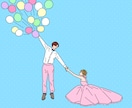 韓国風＊ウェルカムボードイラスト描きます 結婚式のテーマカラーに合わせたウェルカムボードイラスト イメージ5
