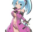 キャラクターイラスト・デザインの作成をします セクシー系からSD絵の作成まで可能です イメージ2