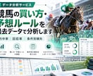 競馬の買い方・気になる傾向を過去データで分析します 的中率・回収率・条件別傾向をデータで見える化します イメージ1