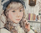 人物、動物の油彩画を木枠張りキャンバスへ描きます 写真では捉えきれなかったモデルさんの魅力を引き出します。 イメージ9