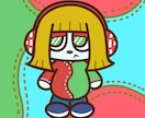 かわいいカートゥーンイラストを描きます 芸大卒がいろんなテイストのイラスト制作します イメージ3