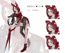 TRPG、キービジュアル等の立ち絵を制作します キャラデザ、衣装デザ対応可能！丁寧にヒアリングします！ イメージ3
