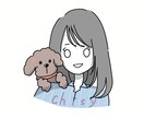 最短1日☆シンプル似顔絵を描きます 特徴を絶妙に捉えた人、ペットをかわいく描きます！ イメージ5