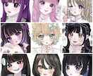 フェイスアップのアイコンをお描きします SNSのアイコン等にぴったりのイラストをお描きします イメージ1
