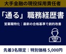 現役採用官が執筆｜通る職務経歴書・履歴書作成します 年間100名の合否を決める当事者が、合格の裏基準で戦略的執筆 イメージ1