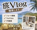 素材動画をおくるだけ！Vlog作成します Vlogや企業アカウント、PR動画など｜動画編集お任せ下さい イメージ1