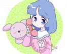 昭和レトロファンシーなイラストを描きます 懐かしい素朴な可愛さのイラストです！ イメージ3